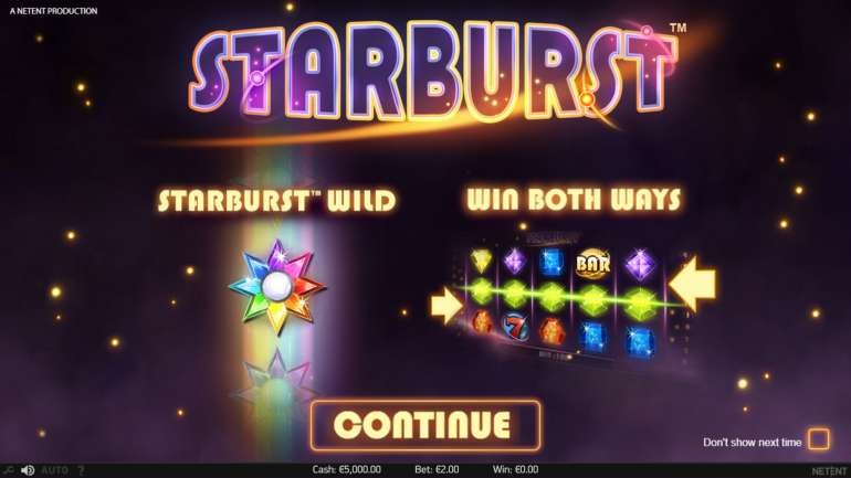 Starburst слот машина - NetEnt